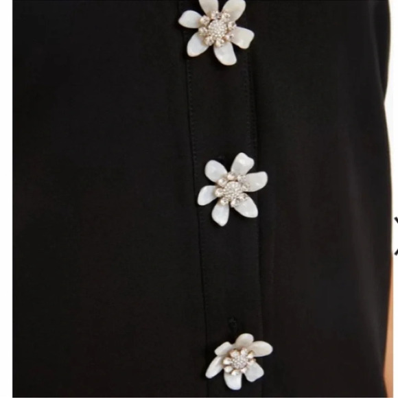 New Tuckernuck Black Jagger Halter Embellished Midi Dress Size XL - Picture 5 of 16